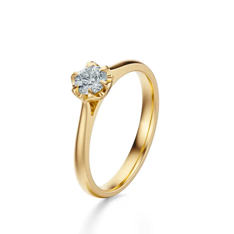 Pierścionek diament